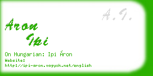 aron ipi business card